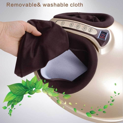 Foot Massager Machine Gold 3D Shiatsu Heat Kneading Pressing Relax